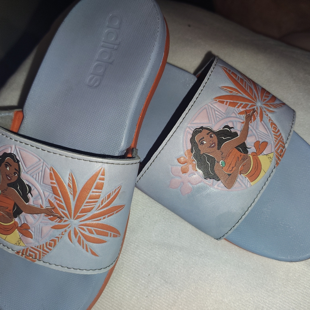 Adidas Kids Blue and Orange Character Sandals